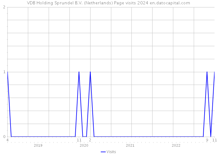 VDB Holding Sprundel B.V. (Netherlands) Page visits 2024 