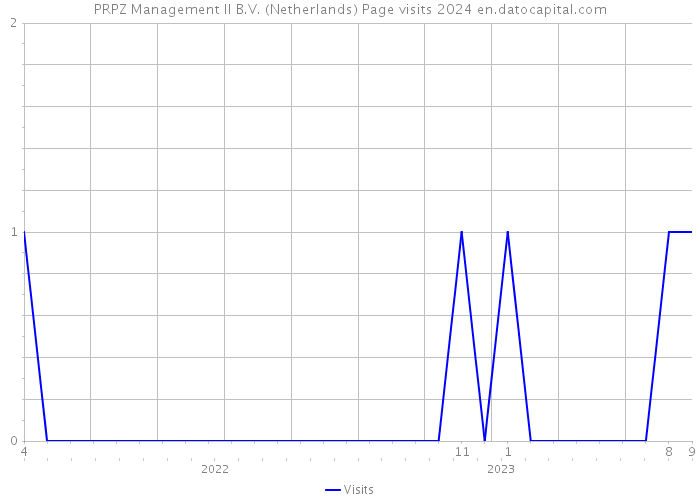 PRPZ Management II B.V. (Netherlands) Page visits 2024 