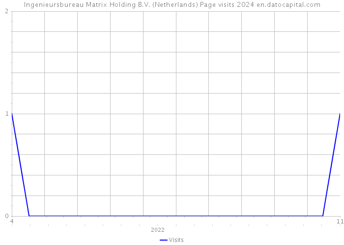 Ingenieursbureau Matrix Holding B.V. (Netherlands) Page visits 2024 