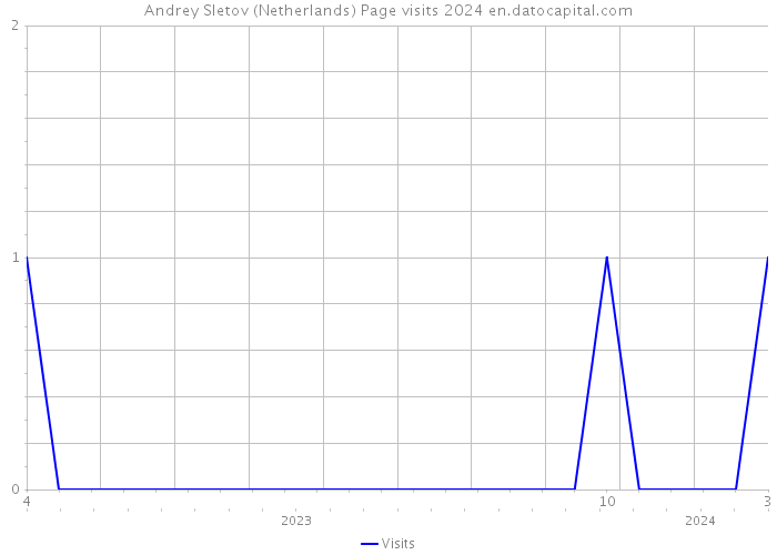 Andrey Sletov (Netherlands) Page visits 2024 