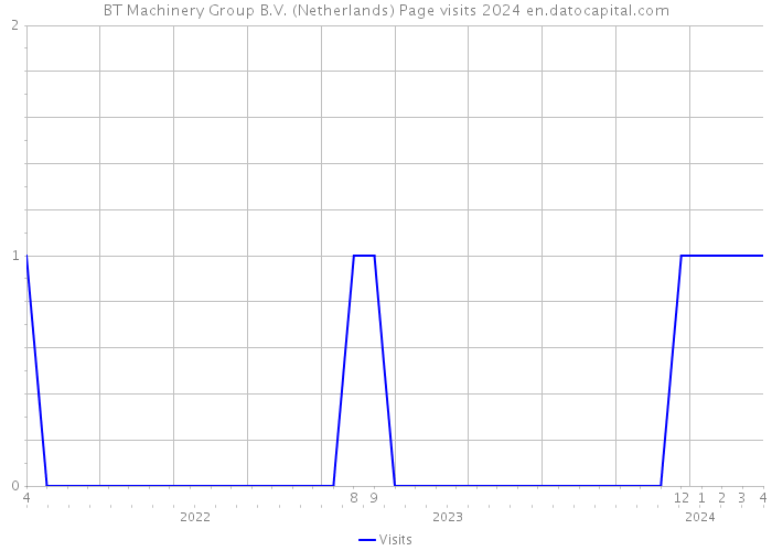 BT Machinery Group B.V. (Netherlands) Page visits 2024 