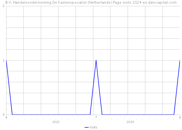 B.V. Handelsonderneming De Kastenspecialist (Netherlands) Page visits 2024 