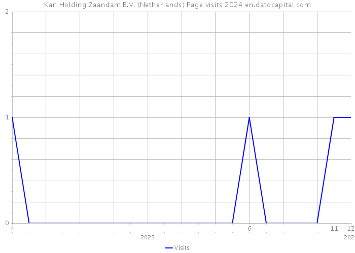 Kan Holding Zaandam B.V. (Netherlands) Page visits 2024 