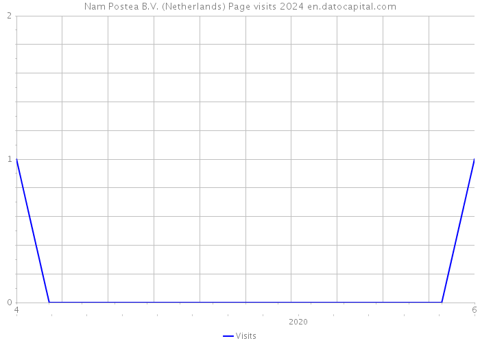 Nam Postea B.V. (Netherlands) Page visits 2024 