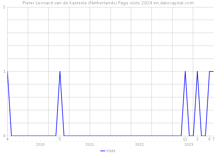 Pieter Leonard van de Kasteele (Netherlands) Page visits 2024 