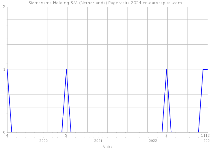 Siemensma Holding B.V. (Netherlands) Page visits 2024 