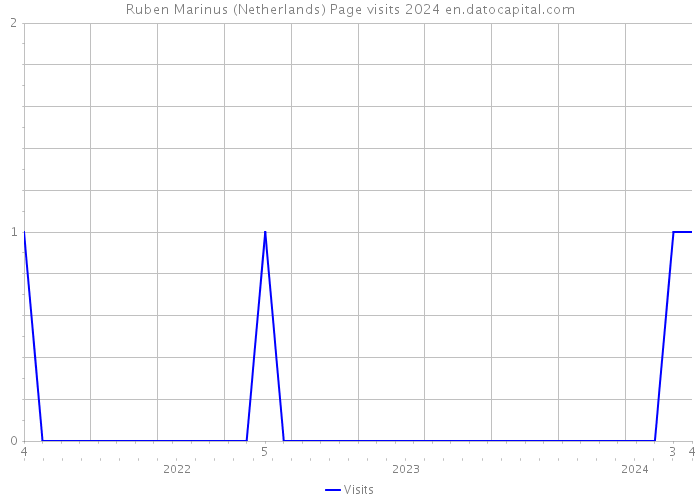 Ruben Marinus (Netherlands) Page visits 2024 