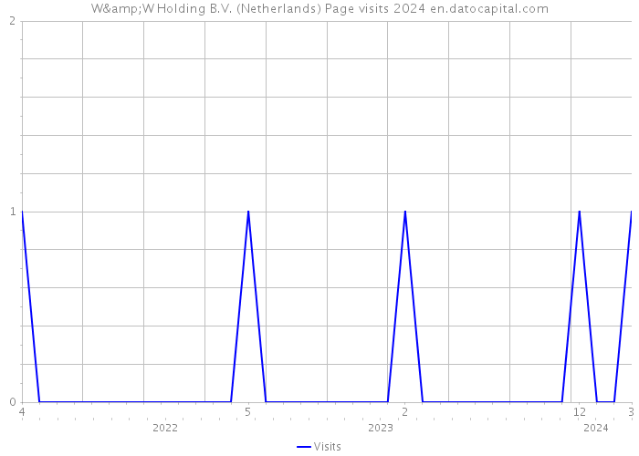 W&W Holding B.V. (Netherlands) Page visits 2024 