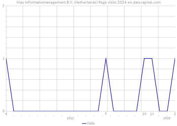 Irias Informatiemanagement B.V. (Netherlands) Page visits 2024 