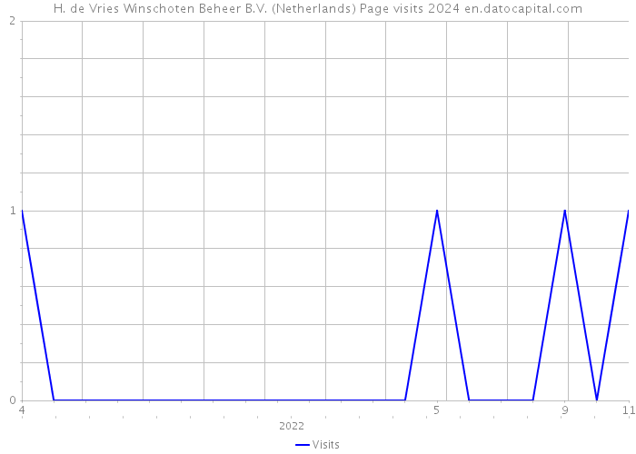 H. de Vries Winschoten Beheer B.V. (Netherlands) Page visits 2024 