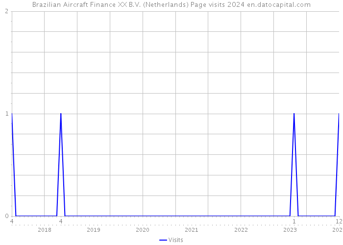 Brazilian Aircraft Finance XX B.V. (Netherlands) Page visits 2024 