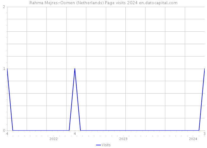 Rahma Mejres-Oomen (Netherlands) Page visits 2024 