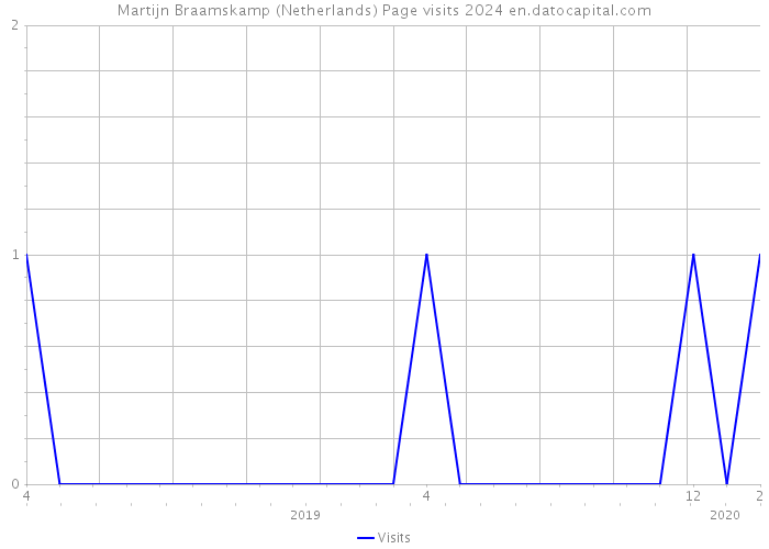 Martijn Braamskamp (Netherlands) Page visits 2024 