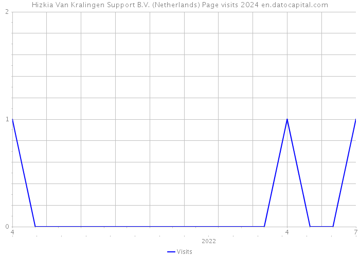 Hizkia Van Kralingen Support B.V. (Netherlands) Page visits 2024 