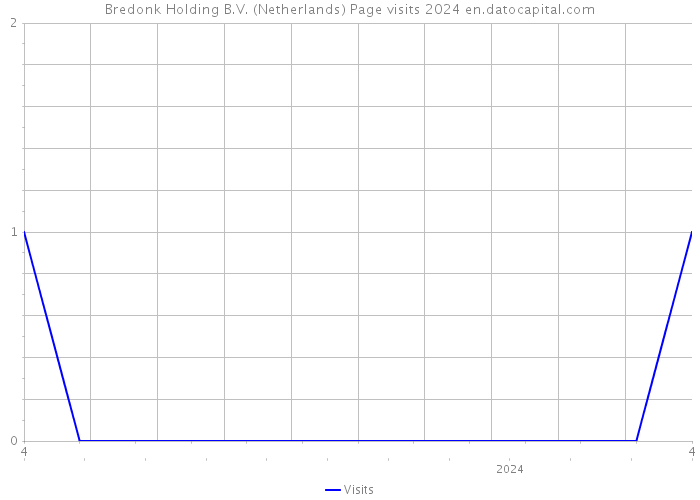 Bredonk Holding B.V. (Netherlands) Page visits 2024 