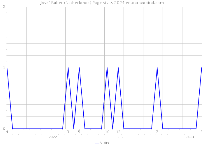 Josef Raber (Netherlands) Page visits 2024 