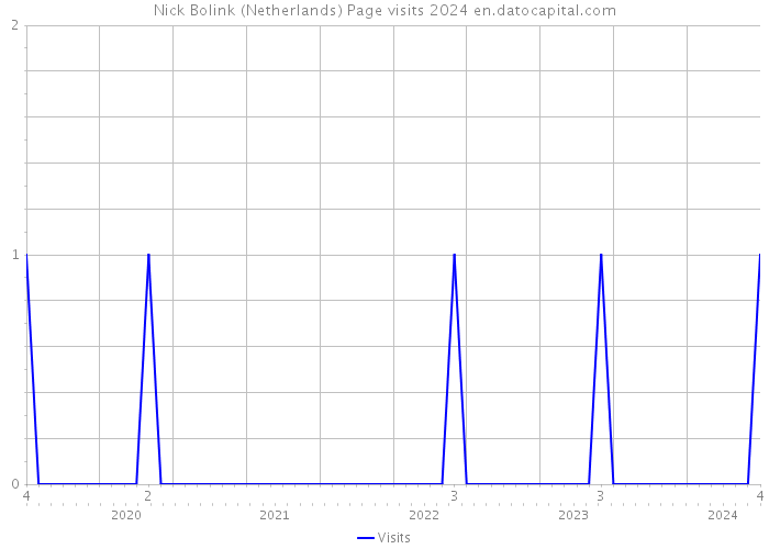Nick Bolink (Netherlands) Page visits 2024 