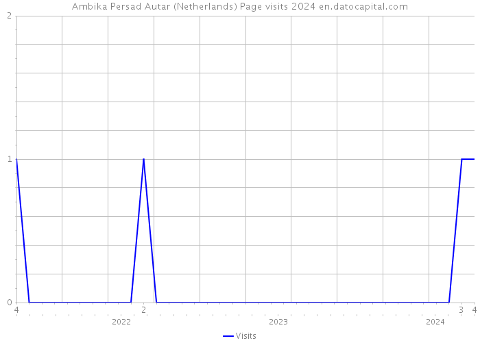Ambika Persad Autar (Netherlands) Page visits 2024 