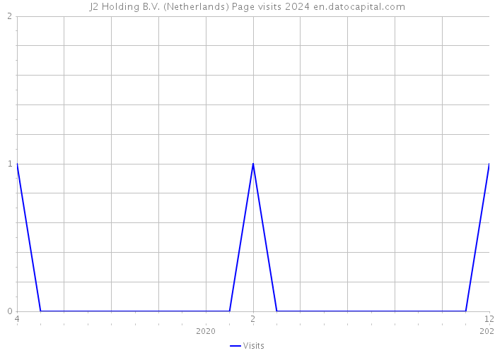J2 Holding B.V. (Netherlands) Page visits 2024 
