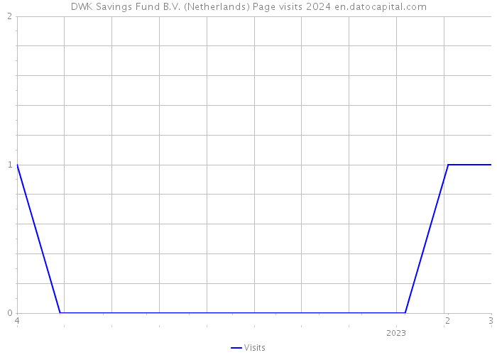 DWK Savings Fund B.V. (Netherlands) Page visits 2024 