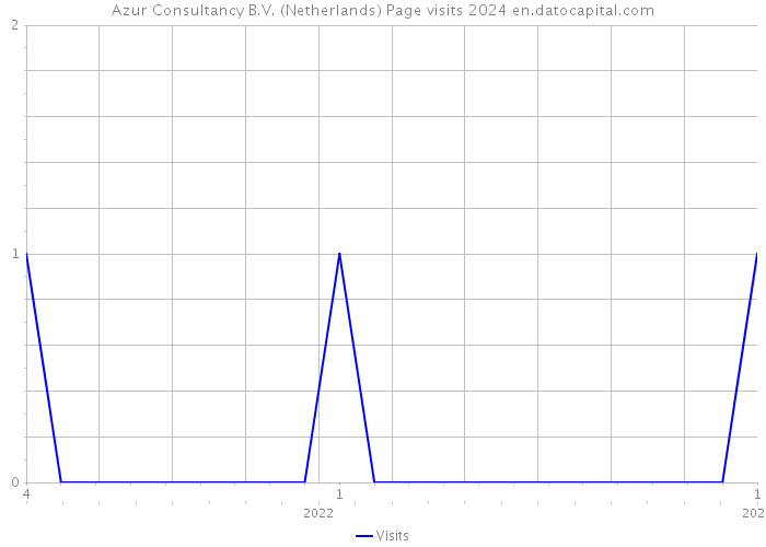 Azur Consultancy B.V. (Netherlands) Page visits 2024 