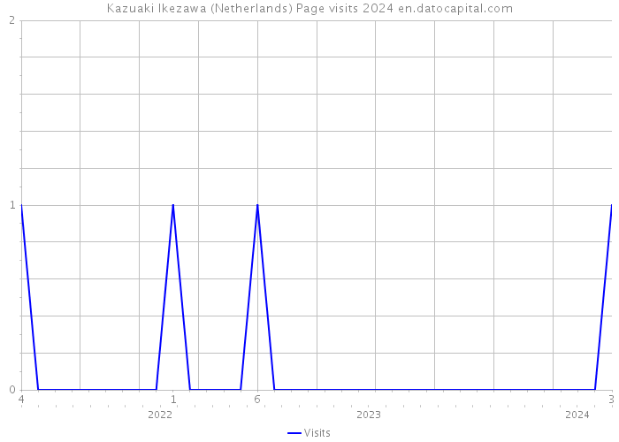 Kazuaki Ikezawa (Netherlands) Page visits 2024 