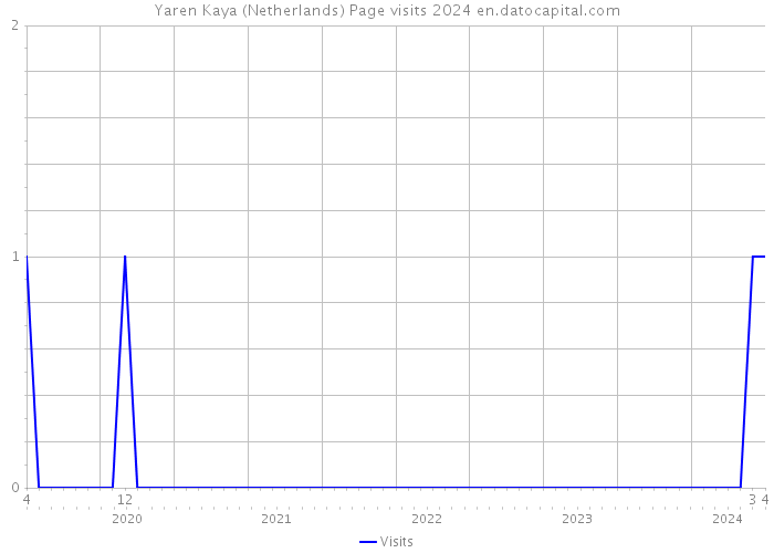 Yaren Kaya (Netherlands) Page visits 2024 