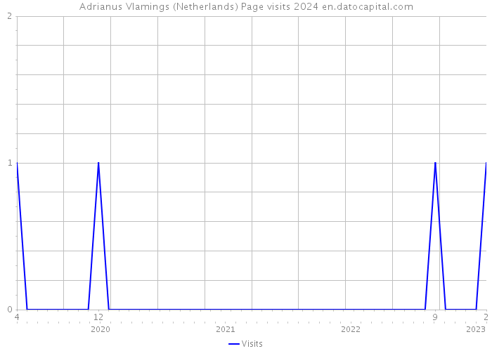 Adrianus Vlamings (Netherlands) Page visits 2024 