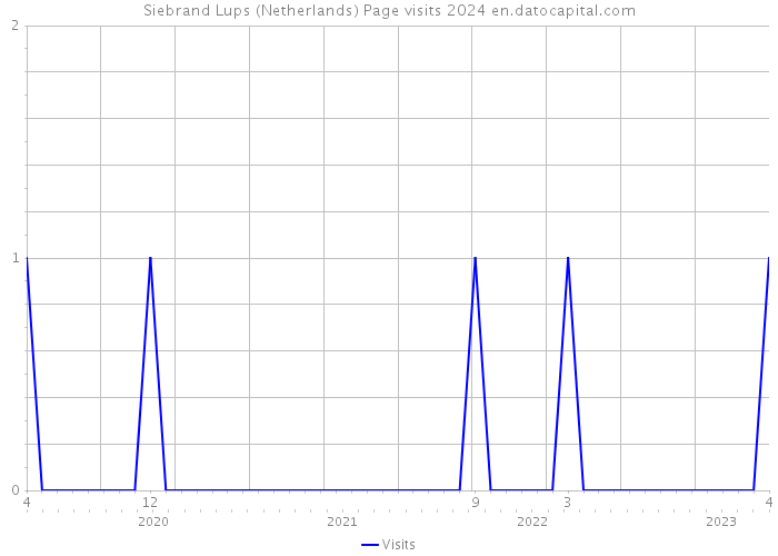 Siebrand Lups (Netherlands) Page visits 2024 