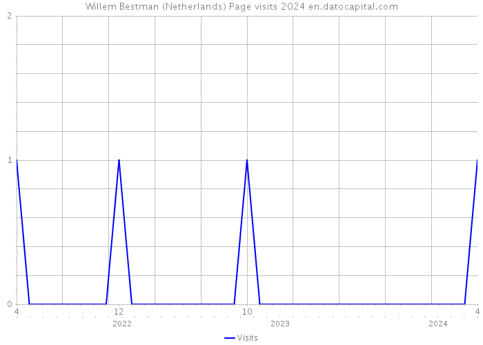 Willem Bestman (Netherlands) Page visits 2024 
