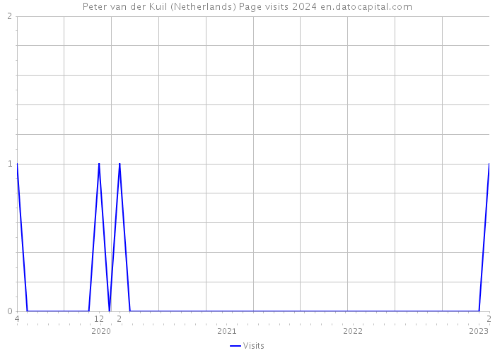 Peter van der Kuil (Netherlands) Page visits 2024 