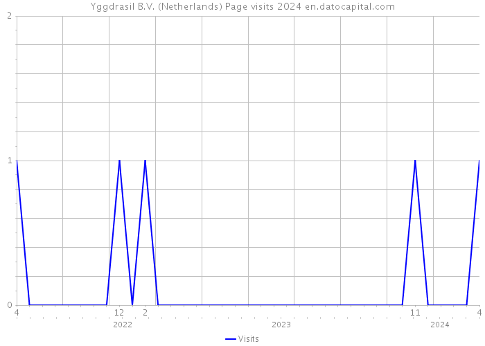 Yggdrasil B.V. (Netherlands) Page visits 2024 