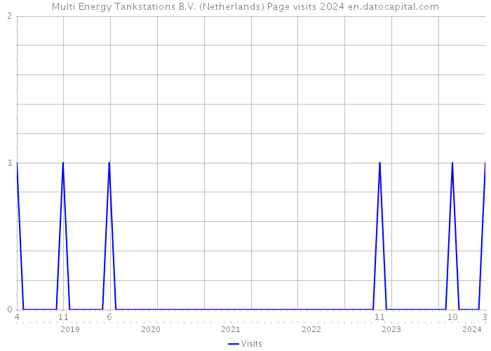 Multi Energy Tankstations B.V. (Netherlands) Page visits 2024 