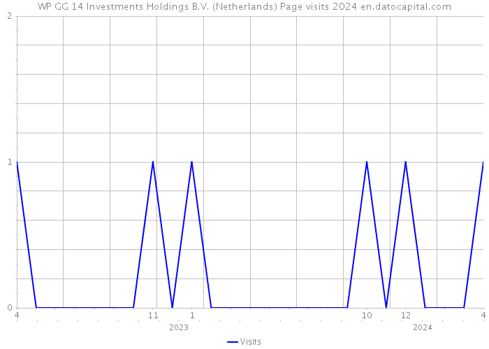 WP GG 14 Investments Holdings B.V. (Netherlands) Page visits 2024 