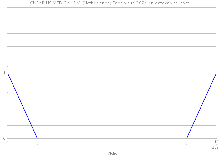 CUPARIUS MEDICAL B.V. (Netherlands) Page visits 2024 