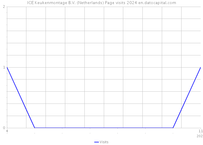 ICE Keukenmontage B.V. (Netherlands) Page visits 2024 