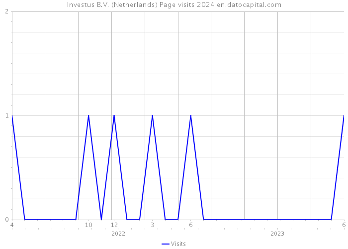 Investus B.V. (Netherlands) Page visits 2024 