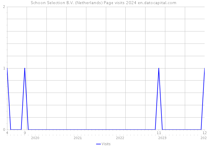 Schoon Selection B.V. (Netherlands) Page visits 2024 