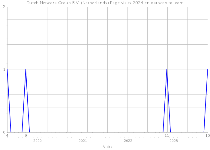 Dutch Network Group B.V. (Netherlands) Page visits 2024 