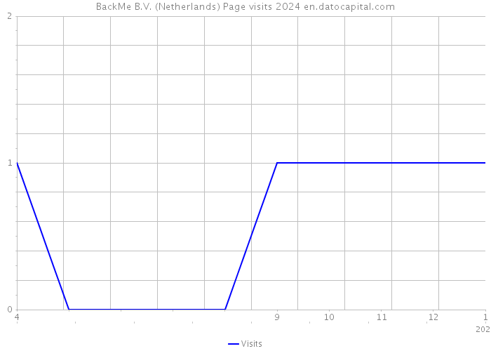 BackMe B.V. (Netherlands) Page visits 2024 