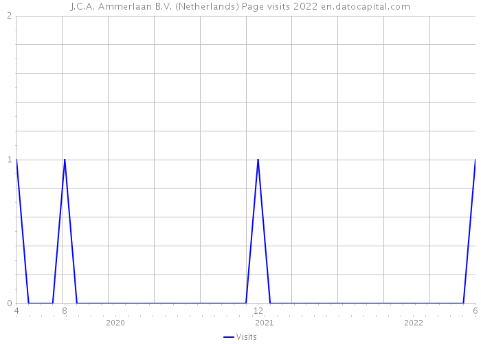 J.C.A. Ammerlaan B.V. (Netherlands) Page visits 2022 