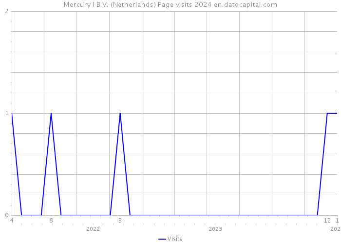 Mercury I B.V. (Netherlands) Page visits 2024 