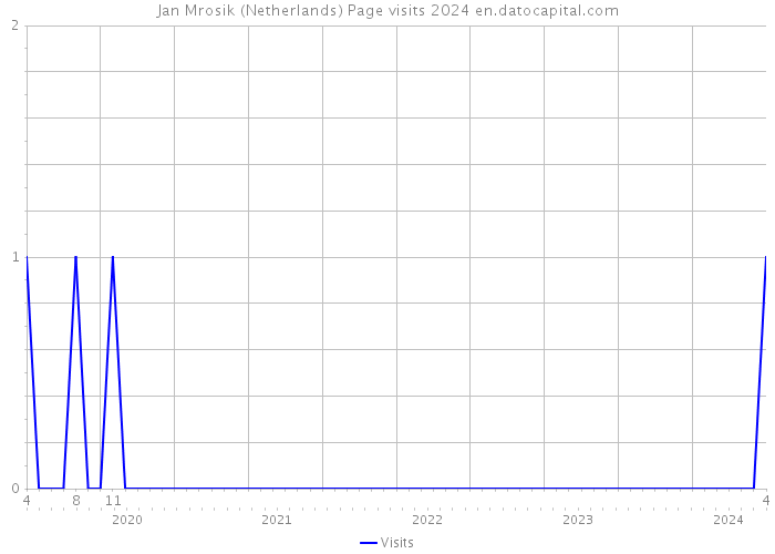 Jan Mrosik (Netherlands) Page visits 2024 