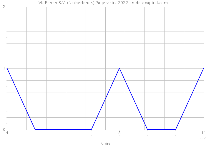 VK Banen B.V. (Netherlands) Page visits 2022 