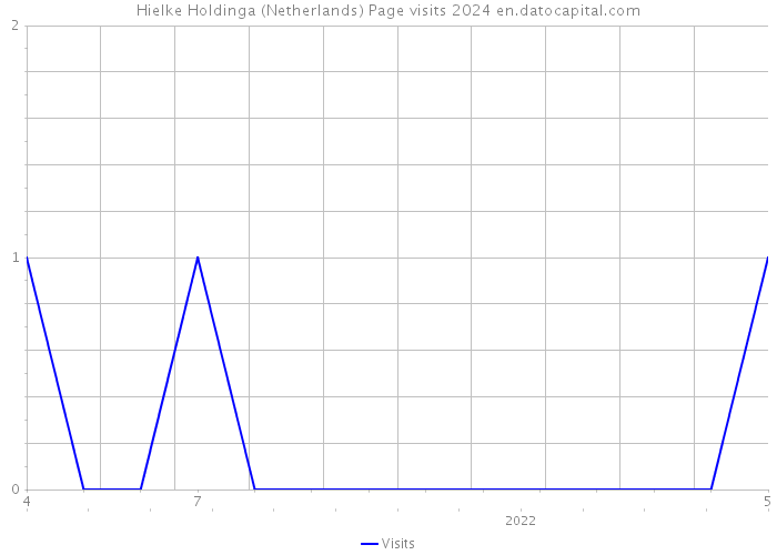 Hielke Holdinga (Netherlands) Page visits 2024 