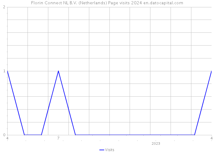Florin Connect NL B.V. (Netherlands) Page visits 2024 