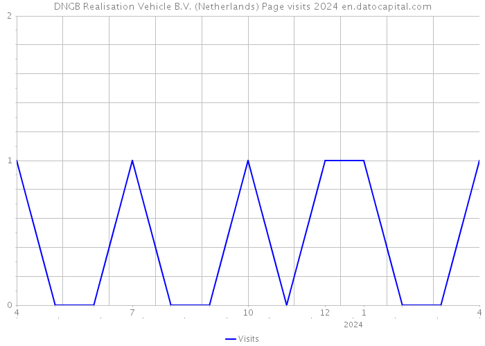 DNGB Realisation Vehicle B.V. (Netherlands) Page visits 2024 