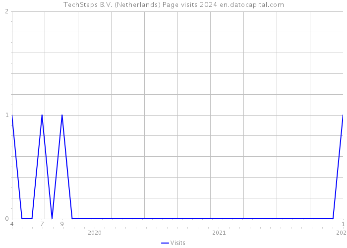 TechSteps B.V. (Netherlands) Page visits 2024 