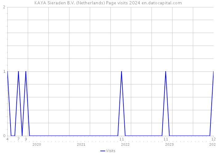 KAYA Sieraden B.V. (Netherlands) Page visits 2024 