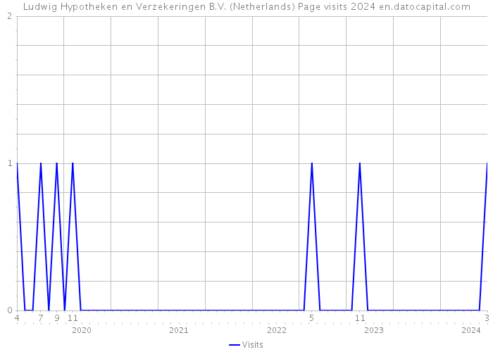 Ludwig Hypotheken en Verzekeringen B.V. (Netherlands) Page visits 2024 